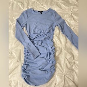 Long Knee Sky blue dress from Forever 21. Large